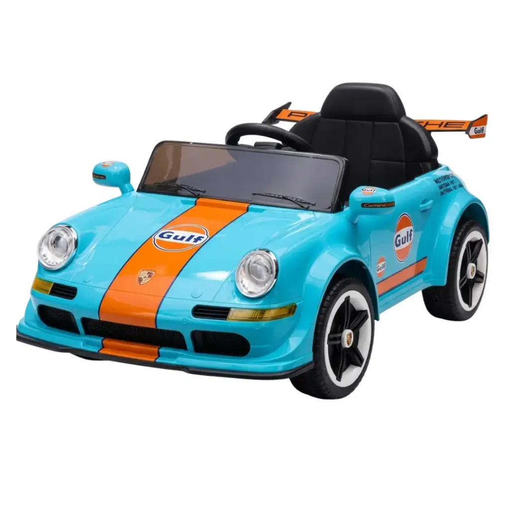 Kids Electric Sports Car – 12V Battery, Dual Motors, Bluetooth Remote & Music (Ages 1+)