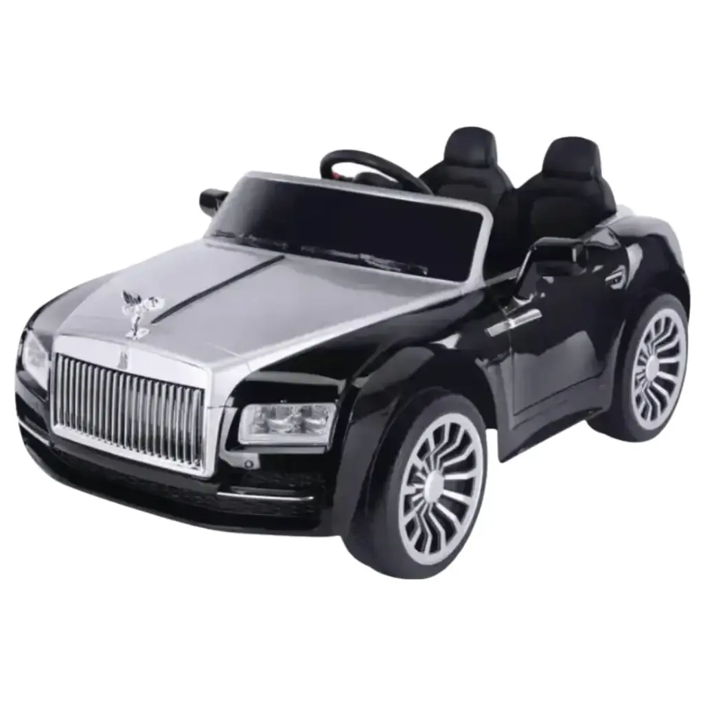 Rolls Royce Kids Ride-On Car – 12V Battery, Dual Motors, Remote Control, LED Lights & Music (Ages 1–7)