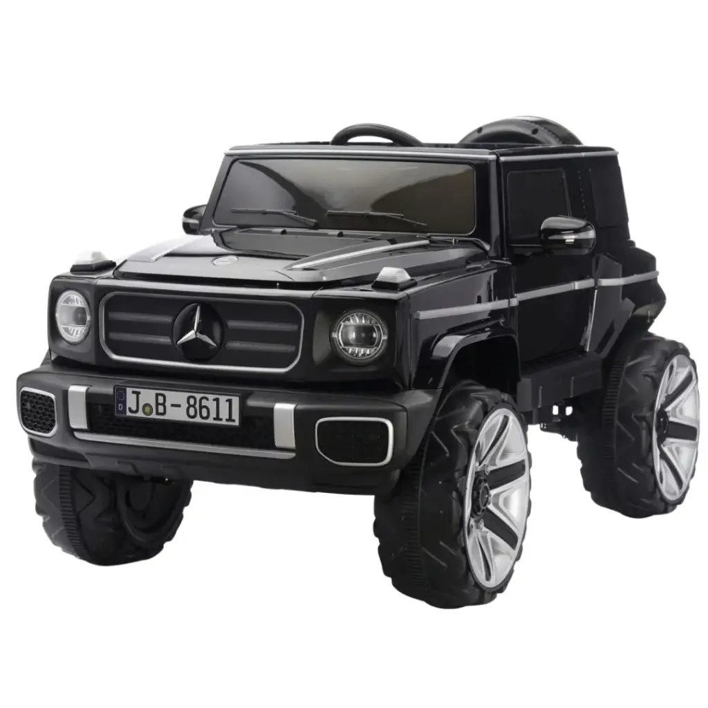 Kids Electric Car – 12V Battery, 4 Motors, Leather Seat, Rubber Tires & Remote Control (Ages 3–8)