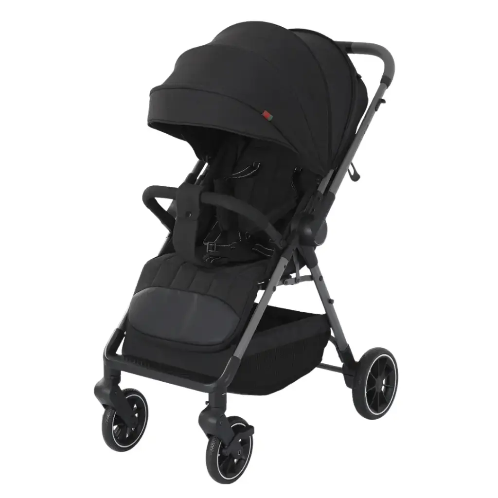 Kidilo M9 Baby Stroller – Reversible Handle, Compact Folding, 5-Point Safety Harness