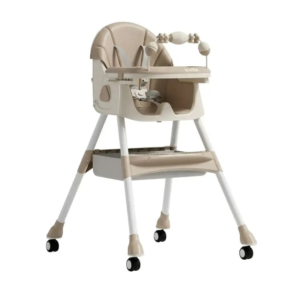 Kidilo E560 Convertible Baby High Chair – Adjustable, Foldable & Easy-Clean