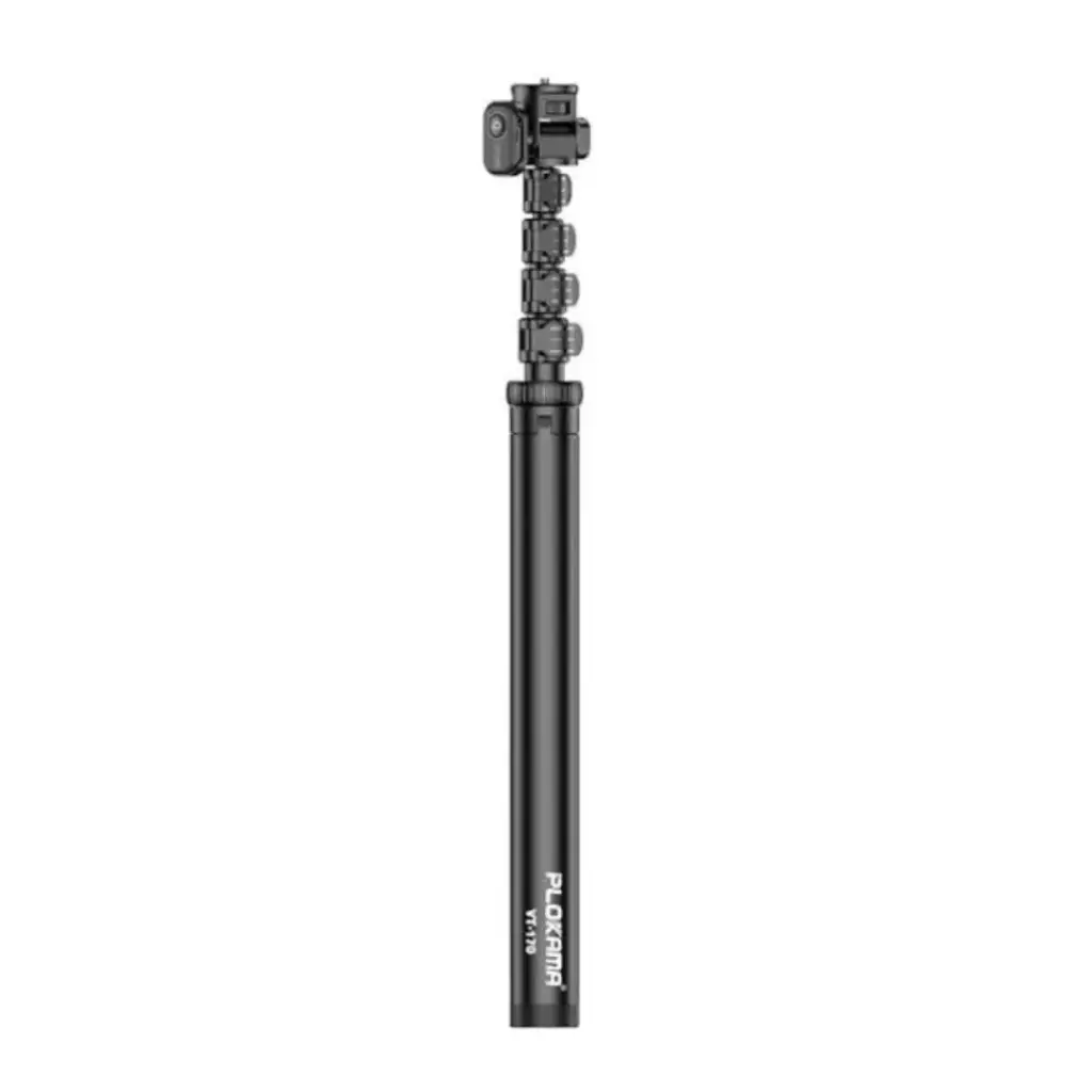 PLOKAMA VT-170 Professional Tripod – 67" Adjustable Stand with Remote