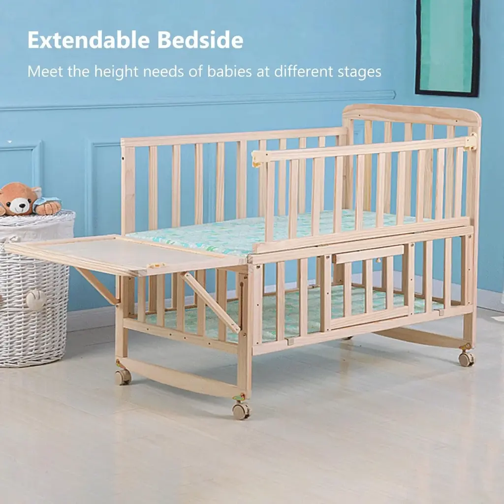 Wooden Baby Crib
