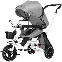 Tricycle Children's Car Tricycle with Awned Baby Mode Canopy Guardian Handle 