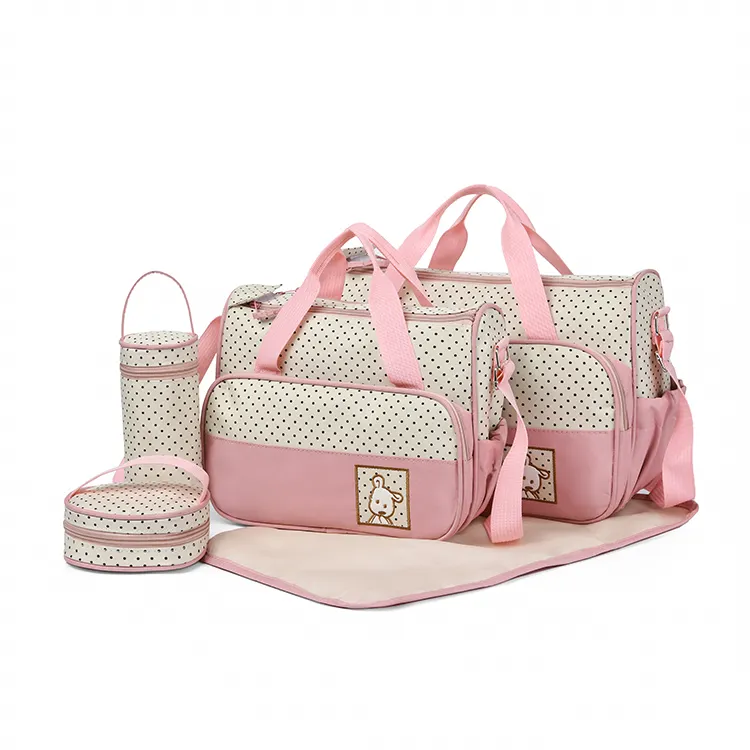 5 Piece Maternity Bag Set With Changing Mat 