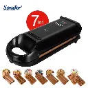 Sonifer SF-6093 Small Electric Rotary Waffle Sandwich Maker 7-in-1