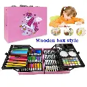 Wooden Coloring Pencils for Children 145pcs