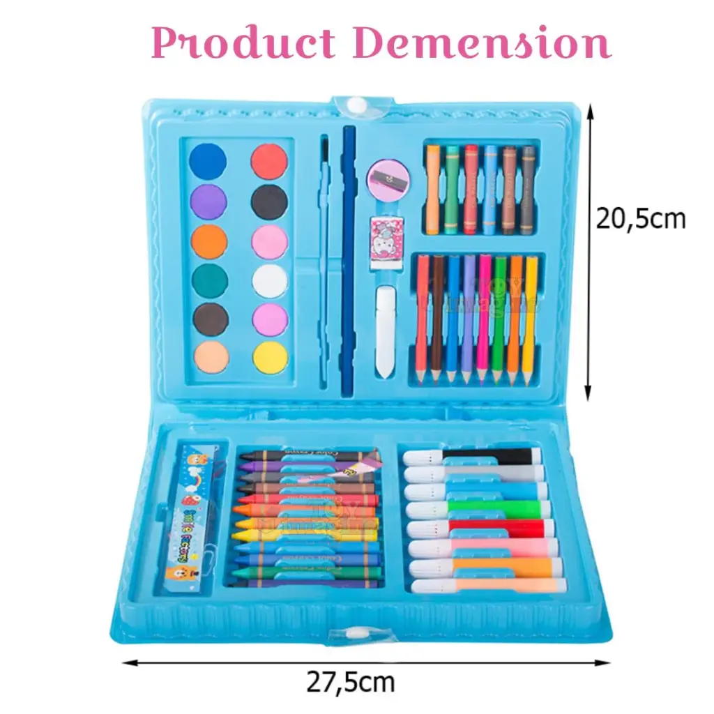 أقلام تلوين خشبية للأطفال 68 قطعة