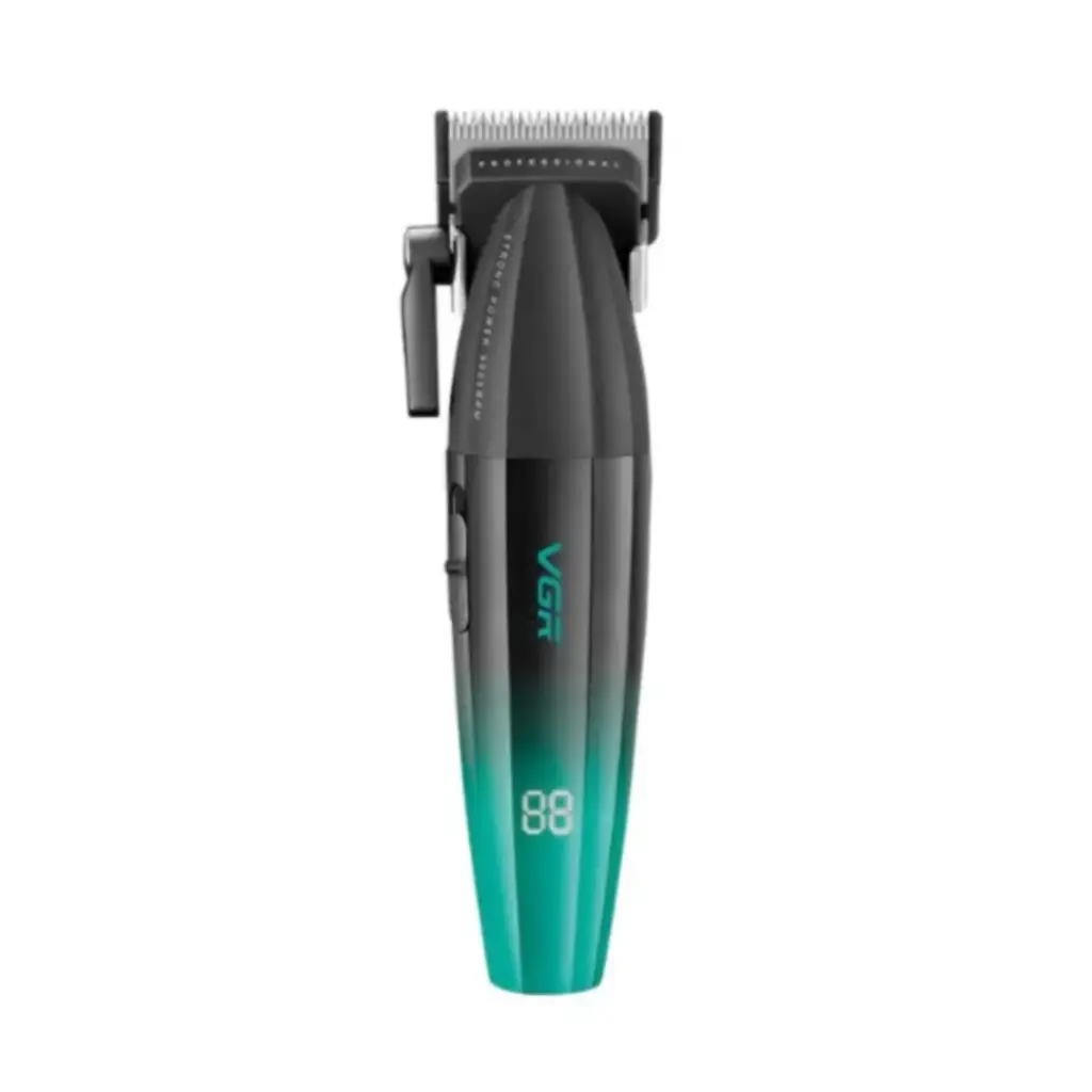 VGR V‑003 | Professional Cordless Hair Clipper | LED Display, Turbo Mode, Ceramic Blades