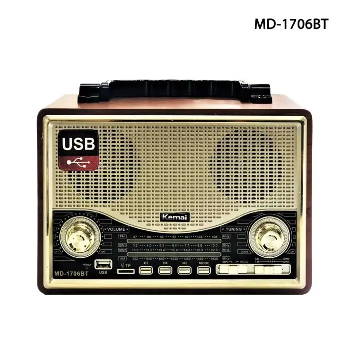 Kemai Hi-Fi Speaker Radio MD-1706BT