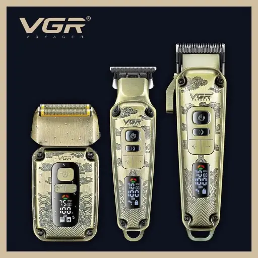 [1230] VGR V-642 Ultra-Premium Metal Housing Hair Clipper Trimmer Shaver