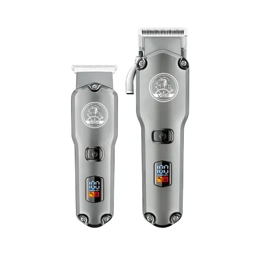 [1238] VGR V-675 S3 | Professional Grooming Set for Men | Waterproof IPX6, LCD Display