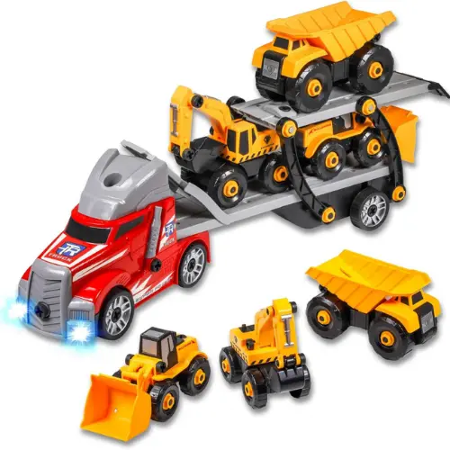 [6221] Construction Vehicles DIY Education Toy