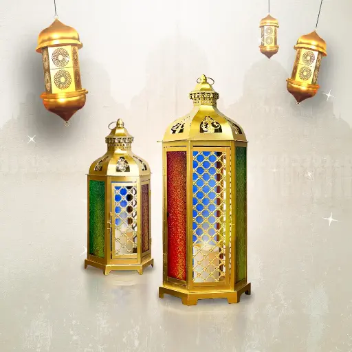 [1256] Ramadan Lantern Set of 2Pcs 1-1