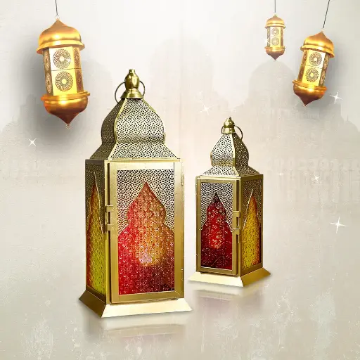 [1259] مجموعة فوانيس رمضان من قطعتين 1-5