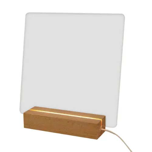 [5831] Transparent Acrylic Dry Erase With LED Lighting