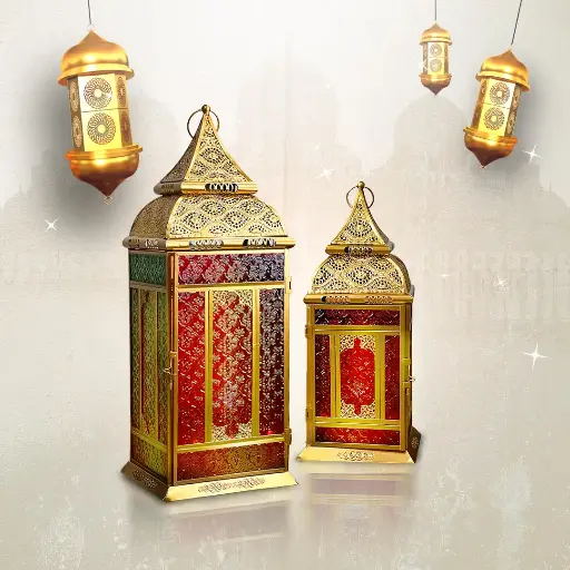 [1271] Ramadan Lantern 2Pcs 1-16