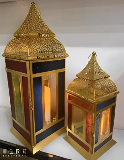 [1272] Ramadan Lantern 2Pcs 1-17