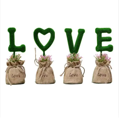 [7319] 4Pcs Flower Artificial 