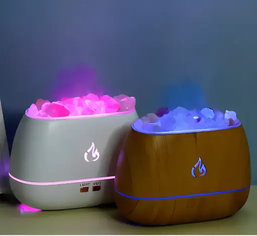 [7128] 2023 New Trend Released Flame Light Aroma Diffuser