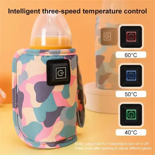 USB BABY BOTTLE WARMER , MILK BOTTLE WARMER , pink 
