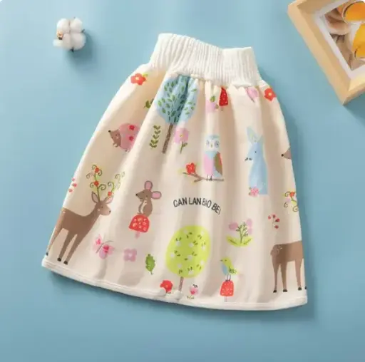 [6021-1] Baby Diaper Skirt Waterproof Urine Pants 