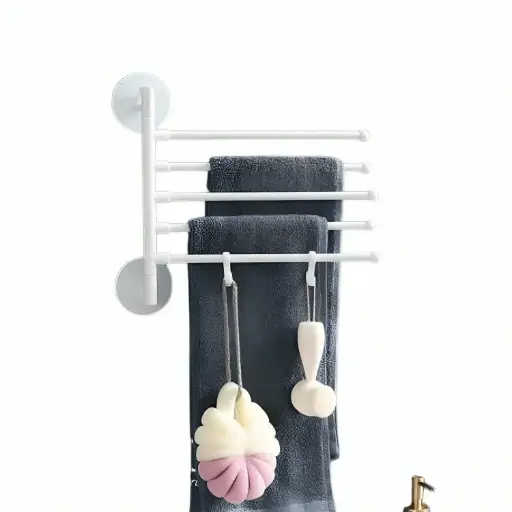 [7296] 1 قطعة علاقة مناشف متعددة الوظائف