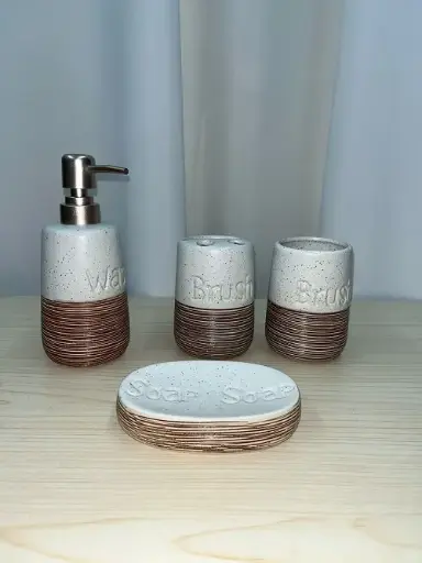 [6183/6185/6184] Bathroom Sets -4 PCS