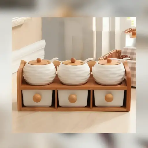 [7342] Ceramic Spice Jar 