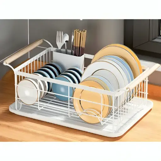 [7237] Dish Drying Rack - 42x16x31 CM