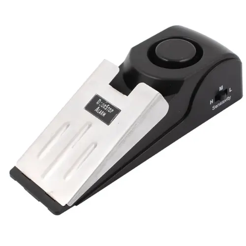 [5954] 120 dB Stop System Security Home Wedge Shaped Door Stop Stopper Alarm Block Blocking Systerm 