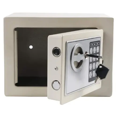 [e17-2] Safe Box Cream, H170*W230*D170MM 1KG 