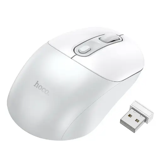 [772] hoco GM28 Wireless Business Mouse 2.4G - White