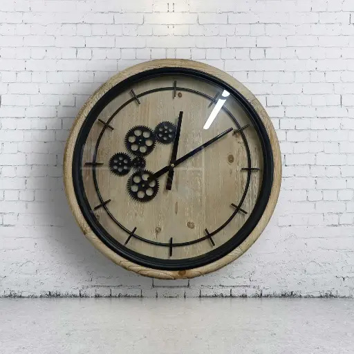 [7103] Wood Clock