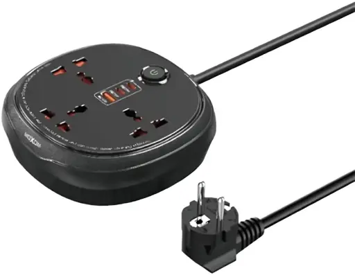 كابل تمديد الطاقة MOXOM MX-ST127 لأجهزة متعددة