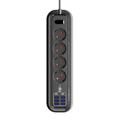MOXOM MX-ST05 Power Distributor & Fast Charger With 6 USB Ports and 2 Type-C Ports