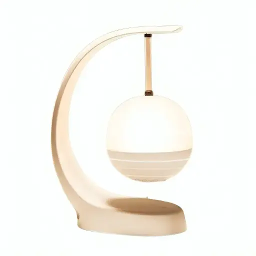 [5054] Round Ball Music Light Speaker USB Battery Operated LED Music Night Lamp 