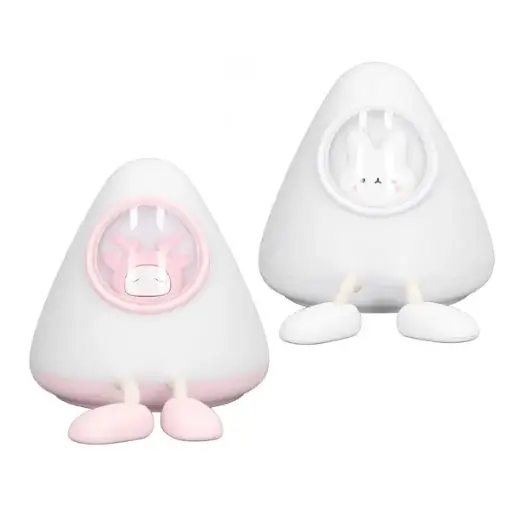 USB LED Night Light Cute Space Capsule Kids Child Bedside Warm Lamp Rooms Decor 