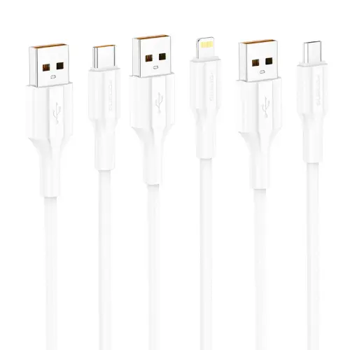 [XS01] Foneng XS01 1M Cable (60W / 27W / 3A / 2.4A / 2.1A)