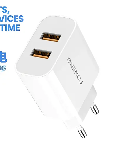 [EU45] Foneng EU45 USB-A 2-Portus Charger (2.4A) without cable