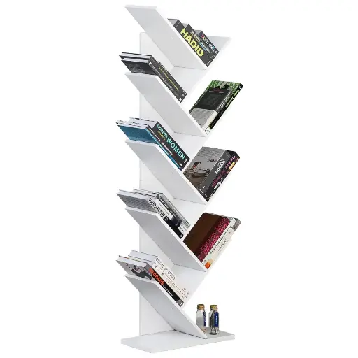 [j-7818] Tier Modern Décor Wooden Bookshelf