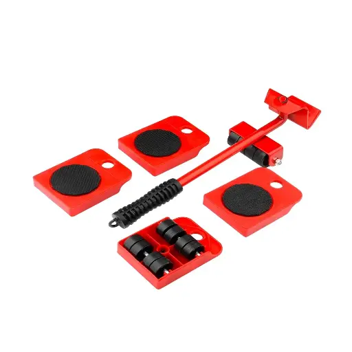 [1049] Heavy Duty Furniture Mover Wheels-Red 