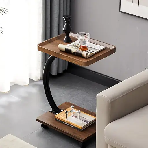 [j-7767] Shaped Coffee Side Table