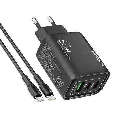 [HC158] Moxom PD 65W Fast Charger Type-C to Type-C Cable MX-HC158