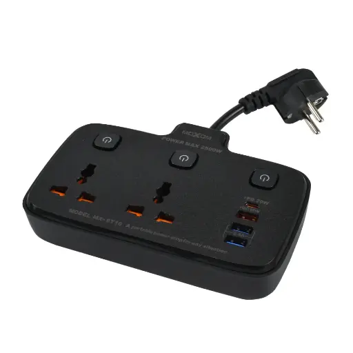 [ST10] Moxom MX-ST10, Extension Lead with USB 6 Ports