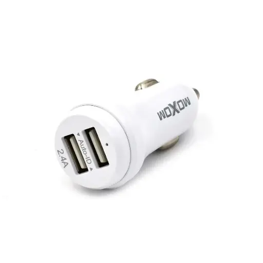 [VC41] Moxom Universal Dual USB Ferless Of Bump Car Charger VC41 With Cable