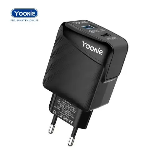 [EI3Y] Yookie Charger EI3Y Dual Port 20W (Black)