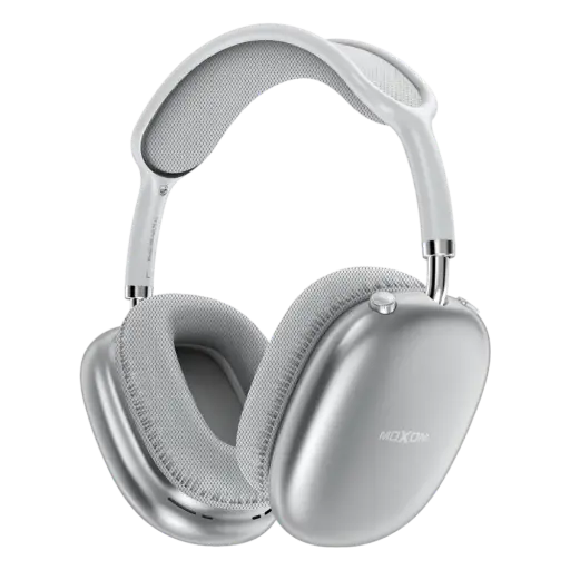 [468]  Moxom MX-WL75 Bluetooth headphones AIR Silver 