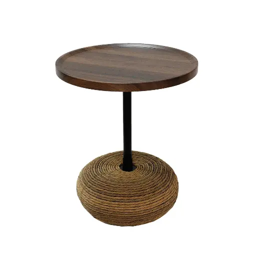 [7790] Dark WOOD TABLE 