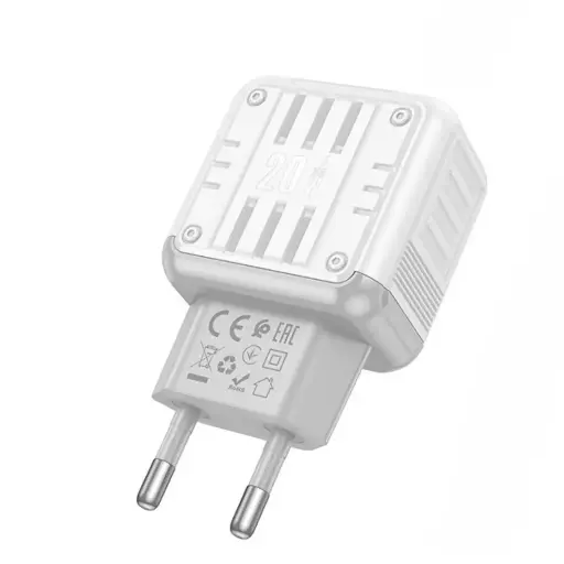 [C135A] hoco Charger C135A Dual Port Fast Charger 20W Without Cable 